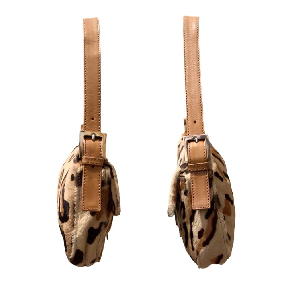 Fendi Pony Hair Leopard Baguette - Picture 3 of 9